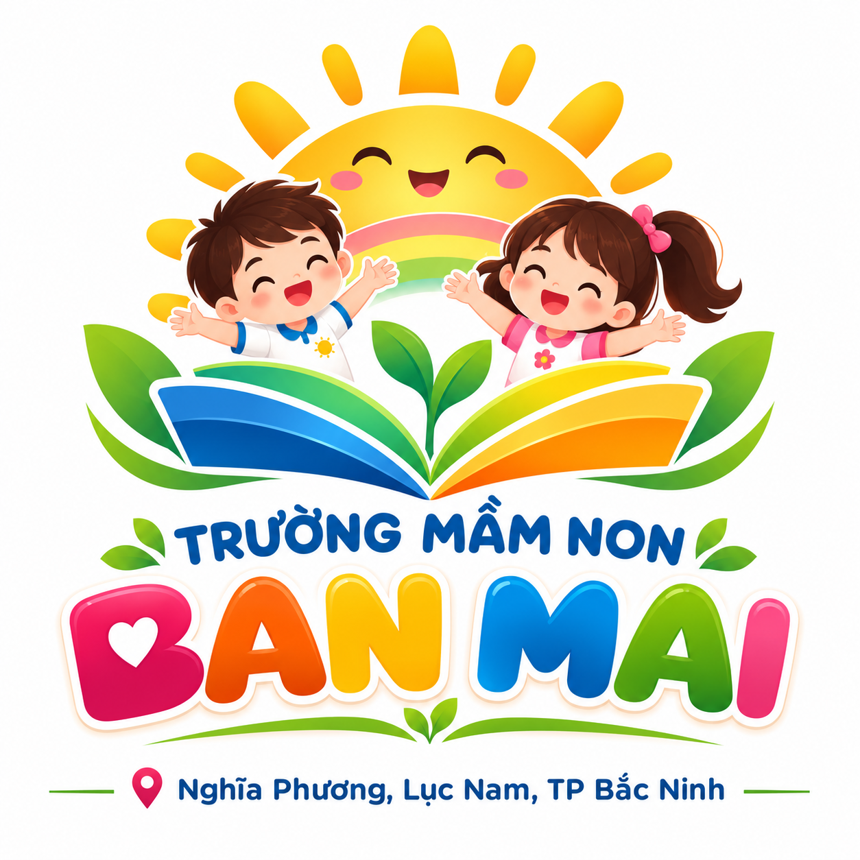 Logo HẠNG ĐỒNG TRƯỜNG MẦM NON BAN MAI