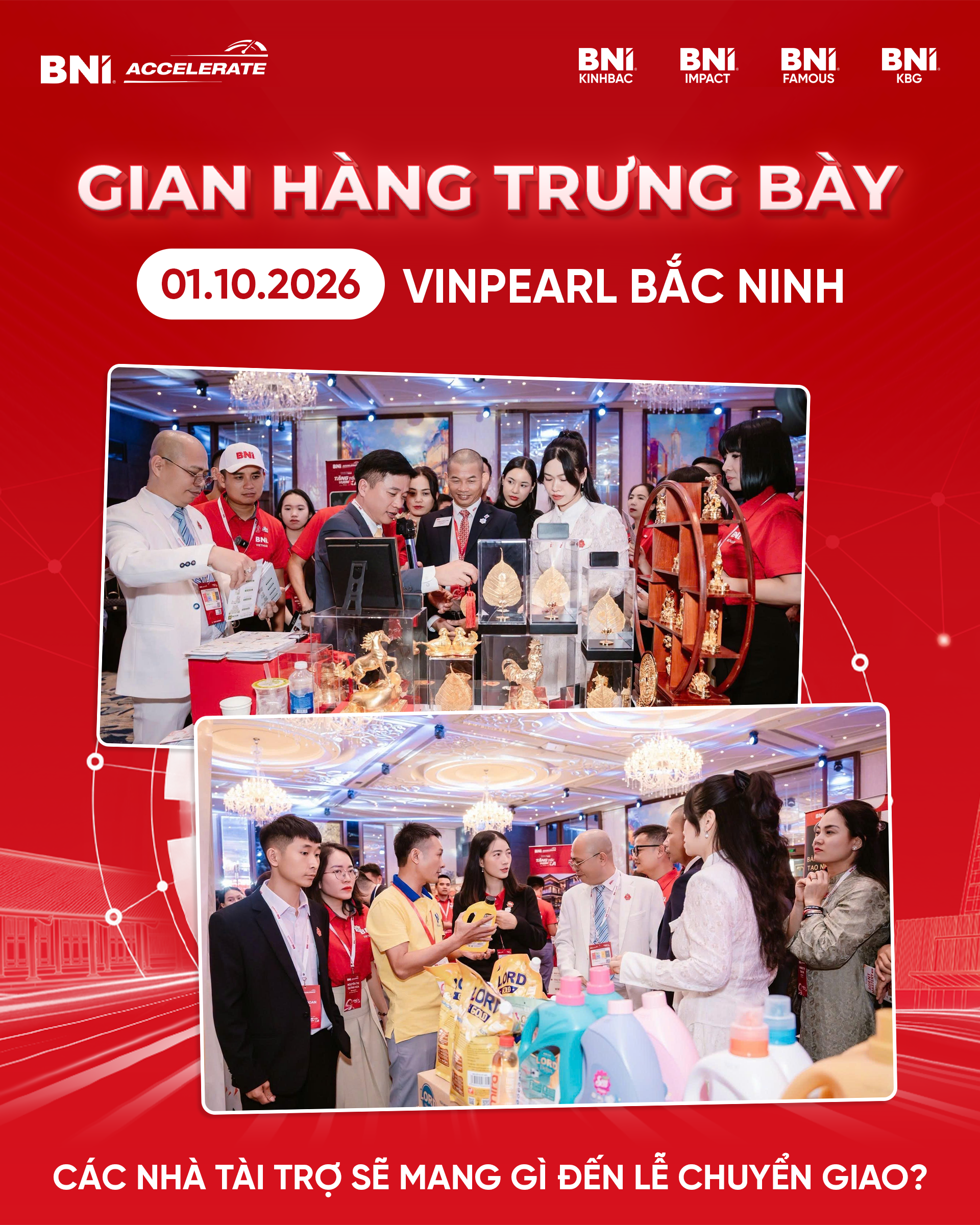 Những gian hàng trưng bày sản phẩm mang đến trải nghiệm tuyệt vời cho Khách mời
