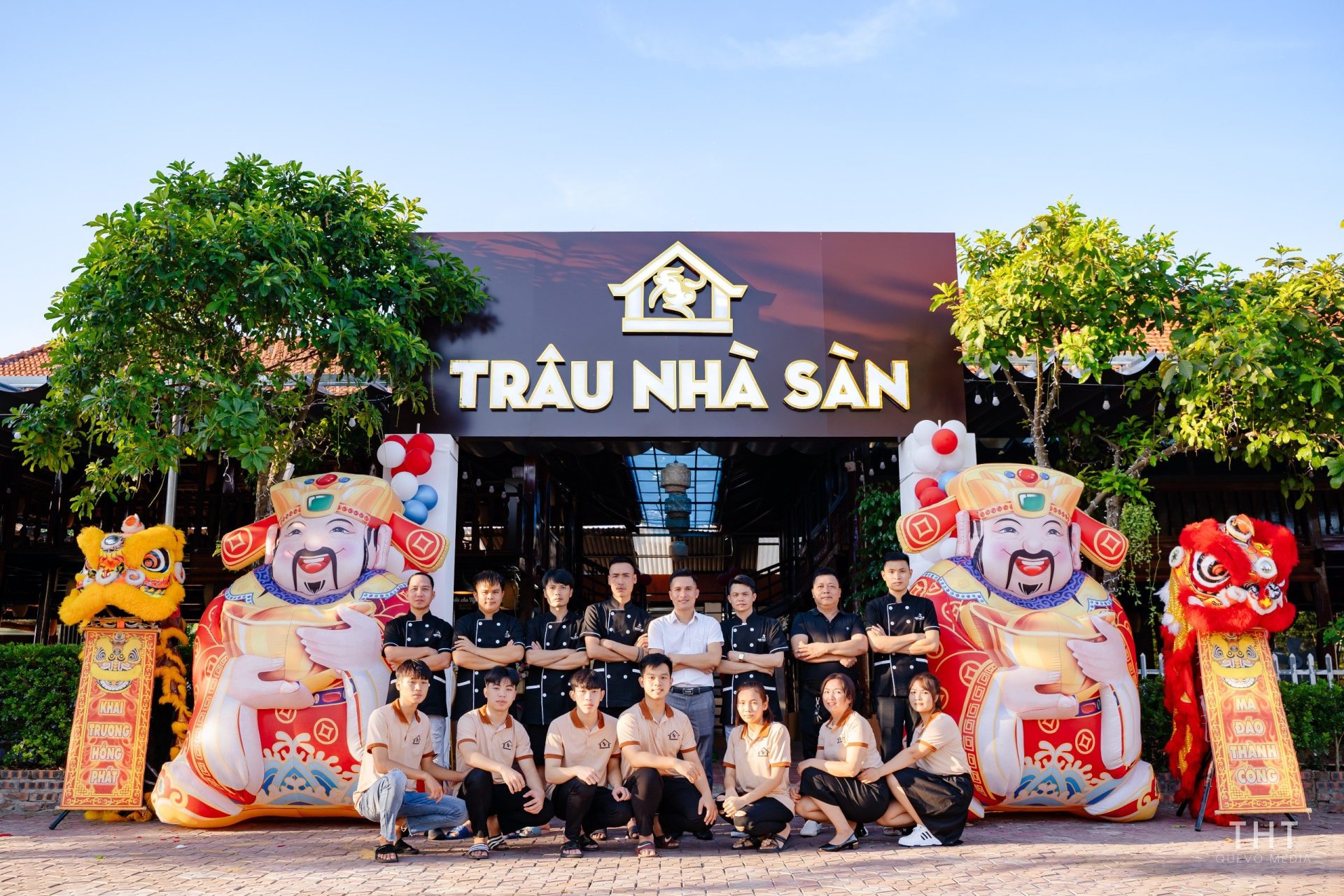 Không gian sự kiện và nhận diện thương hiệu của khách hàng