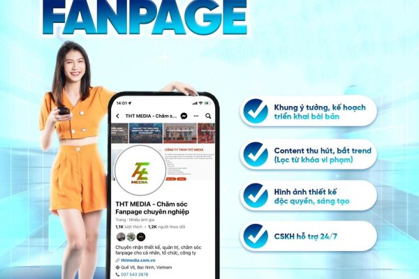 Các dự án chăm sóc Fanpage THT Media đã thực hiện