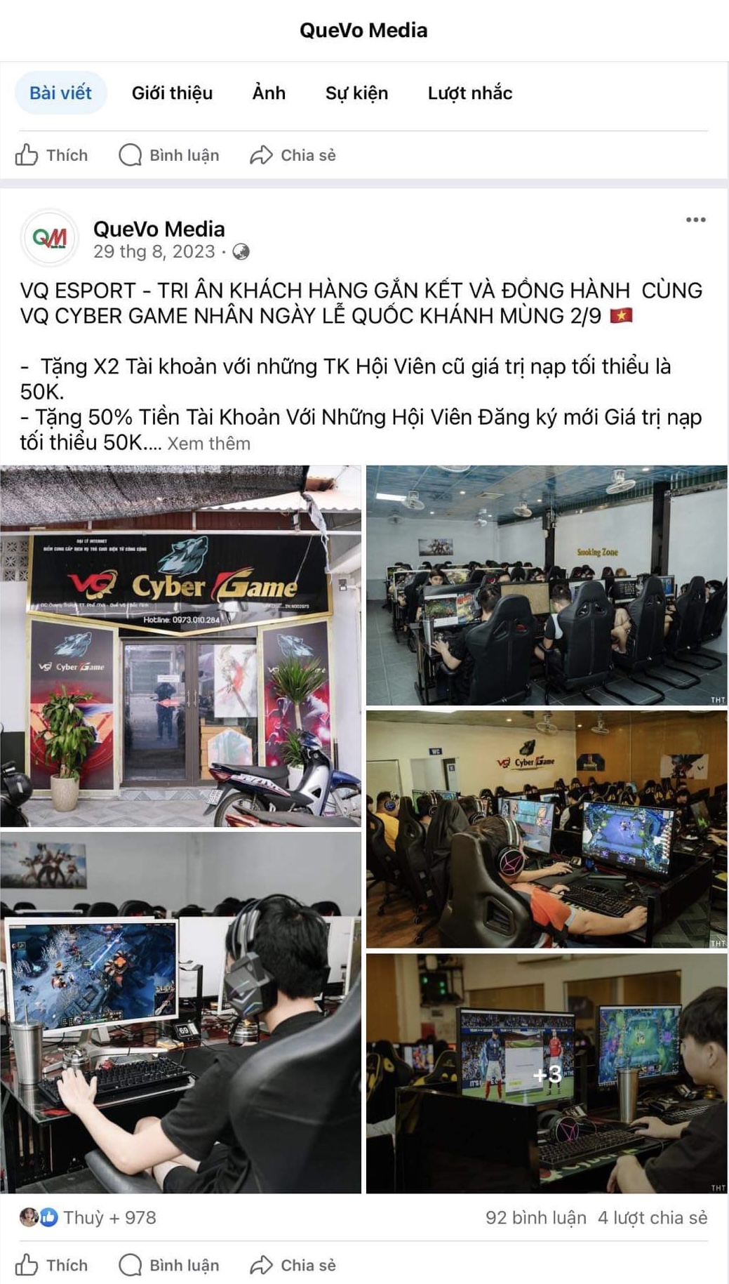 Đăng bài truyền thông page QueVo Media — ảnh hậu trường 3