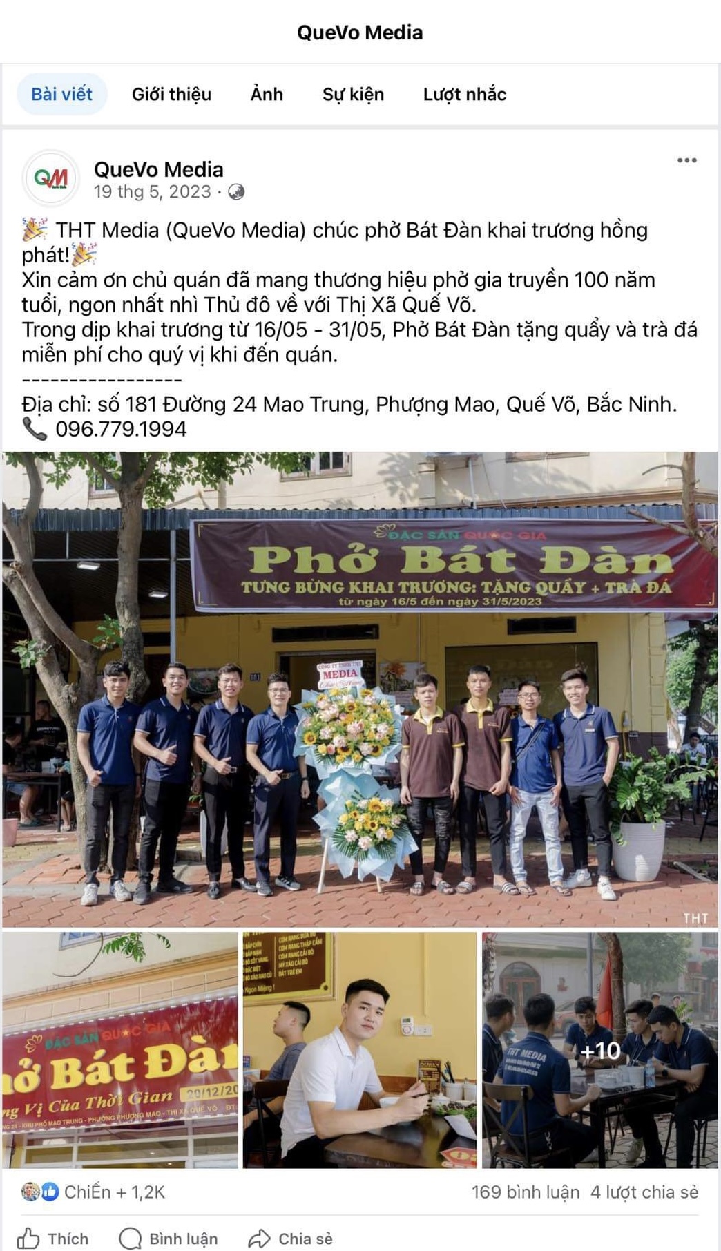 Đăng bài truyền thông page QueVo Media — ảnh hậu trường 8