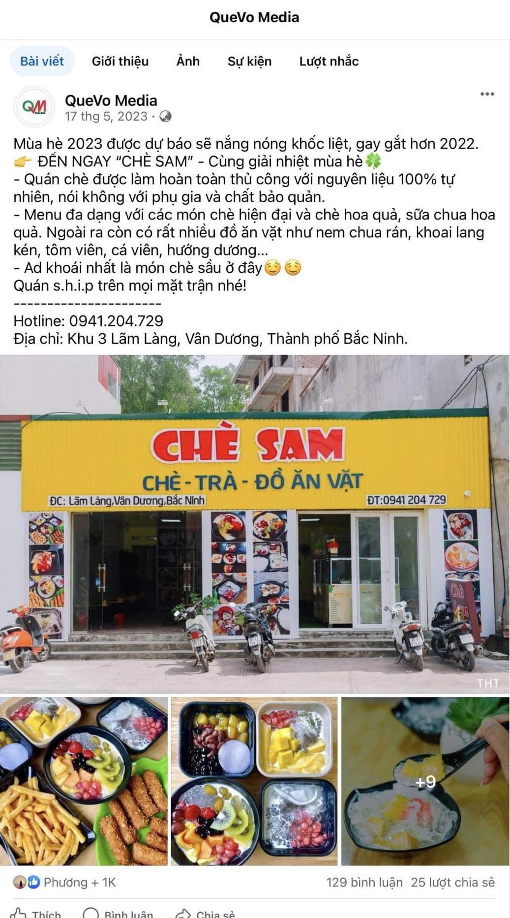 Đăng bài truyền thông page QueVo Media — ảnh hậu trường 9