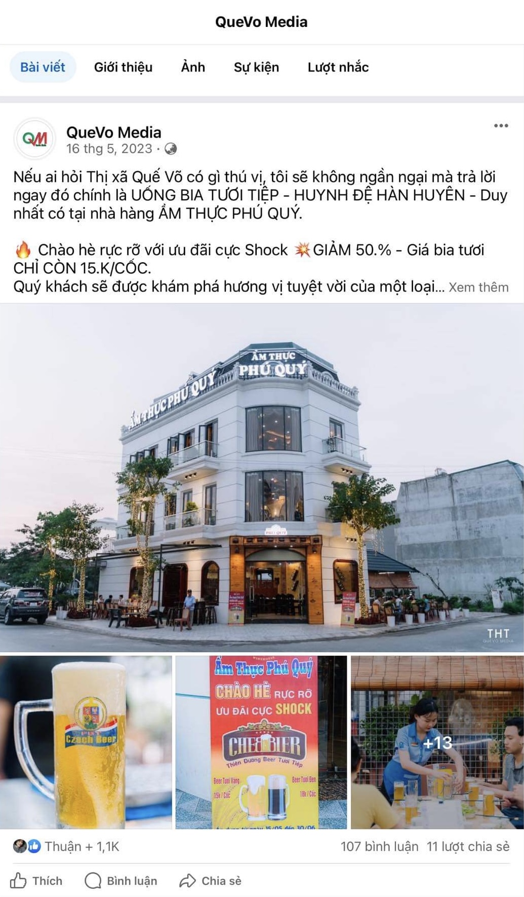 Đăng bài truyền thông page QueVo Media — ảnh hậu trường 10