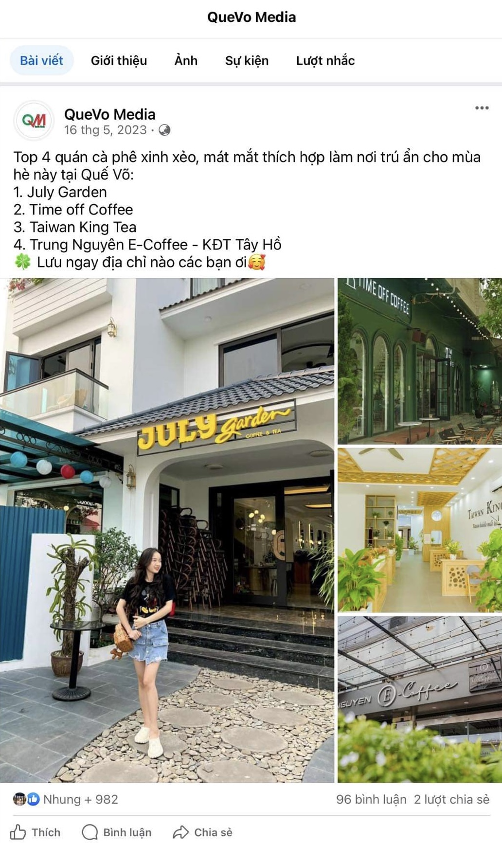 Đăng bài truyền thông page QueVo Media — ảnh hậu trường 11