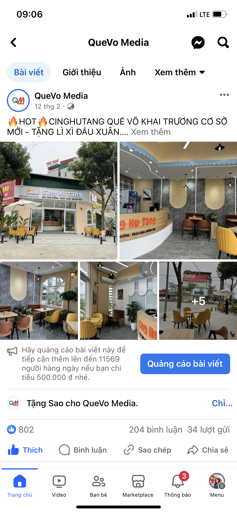 Đăng bài truyền thông page QueVo Media — ảnh hậu trường 12