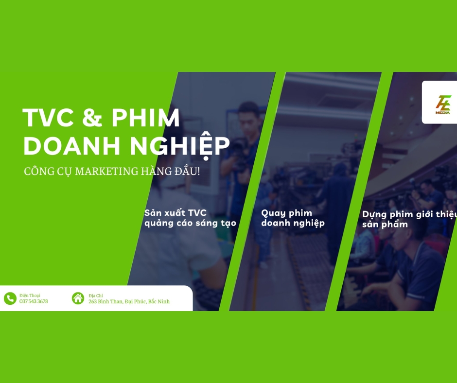 Dịch Vụ Quay Chụp Cho Công Ty Khu Công Nghiệp Quế Võ | THT Media