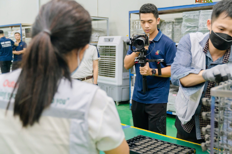 Quy trình quay video giới thiệu công ty