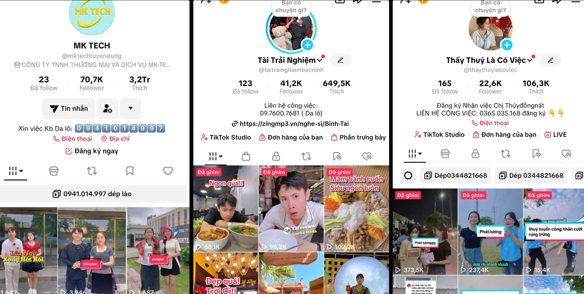 xây dựng kênh TikTok chuyên nghiệp