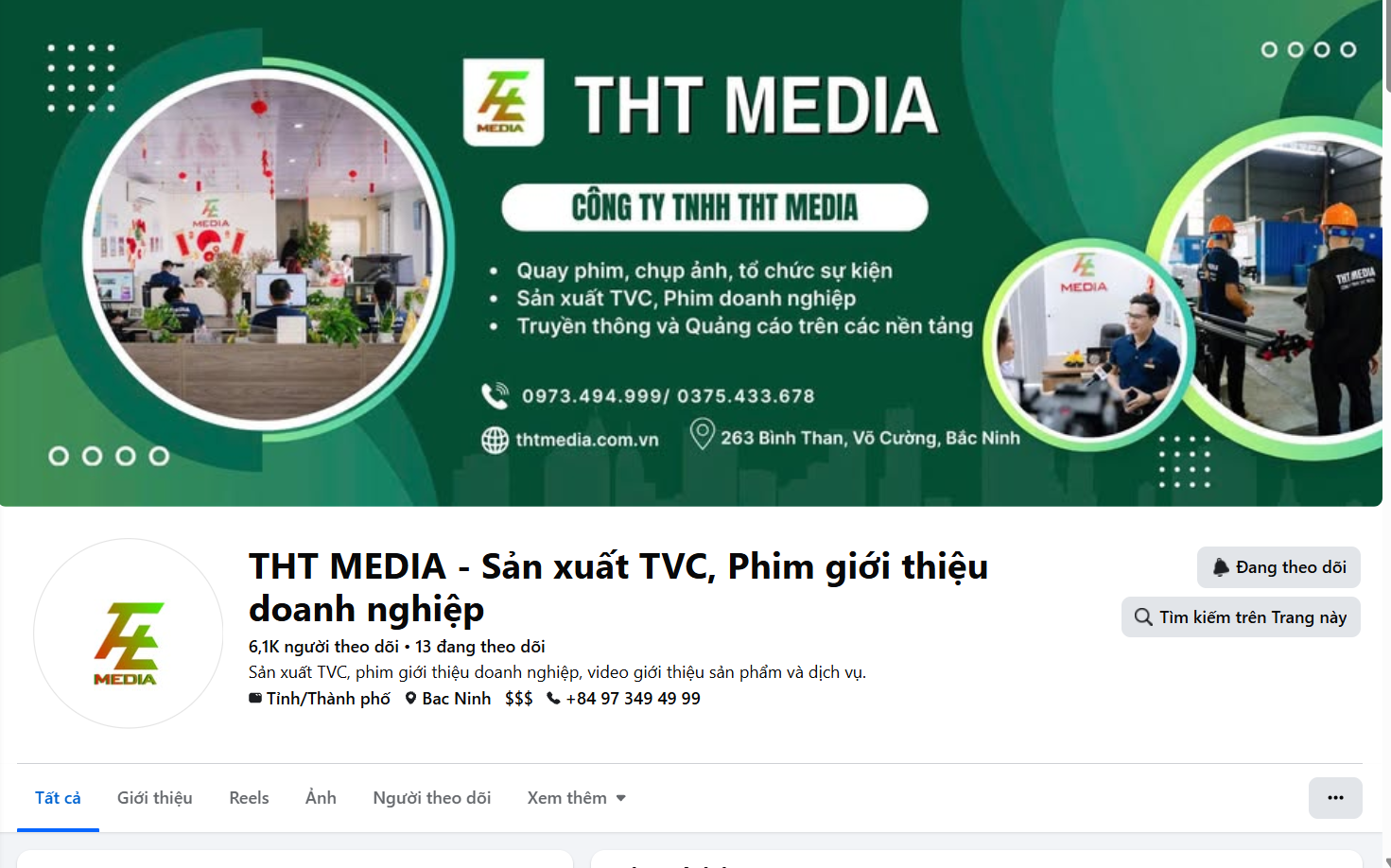 Dịch vụ quản lý fanpage THT Media
