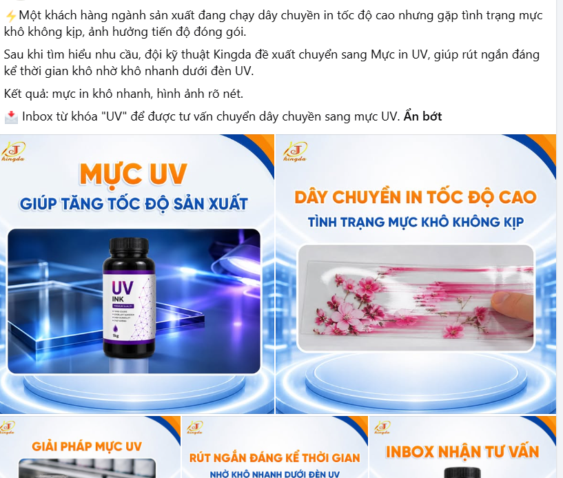 Mỗi nội dung sẽ có mục đích truyền thông khác nhau